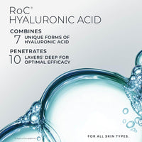 RoC Hidratante Facial Hydration+ 50ml Con Ácido Hialurónico