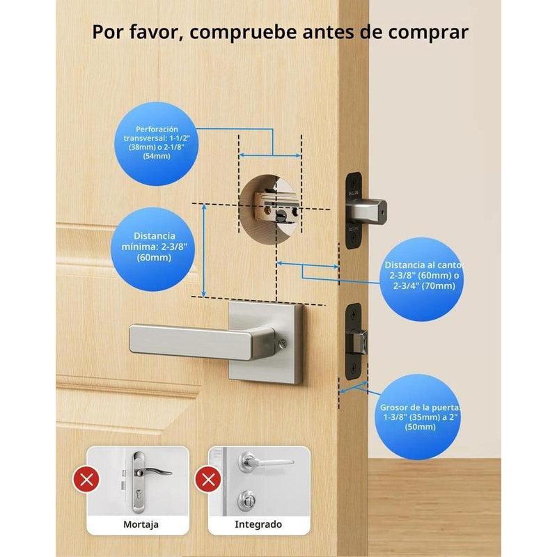 Cerradura inteligente Philips con WiFi integrado, control remoto por app, entrada sin llave y bloqueo automático