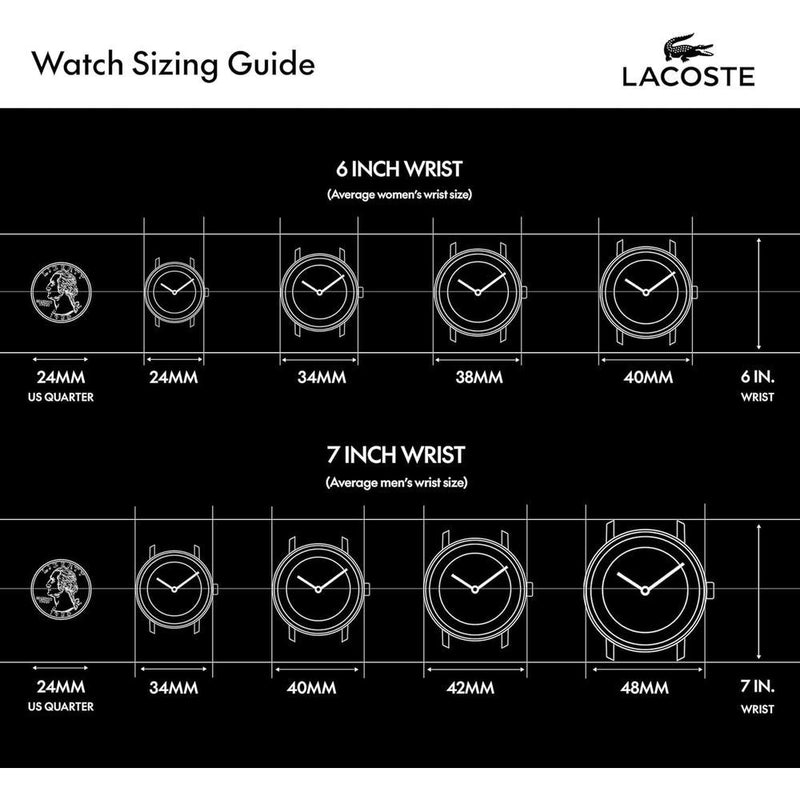 Lacoste LC33 Reloj analógico-digital para hombre con correa de silicona, resistente al agua, contemporáneo y deportivo