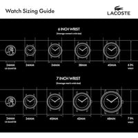 Lacoste LC33 Reloj analógico-digital para hombre con correa de silicona, resistente al agua, contemporáneo y deportivo
