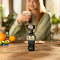 Cámara Xtra Muse para vlogging con sensor CMOS, 4K a 120fps, estabilizador de 3 ejes y seguimiento de cara/objetos