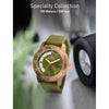 Reloj de cuarzo para hombre Invicta Specialty con correa de silicona y caja de acero inoxidable