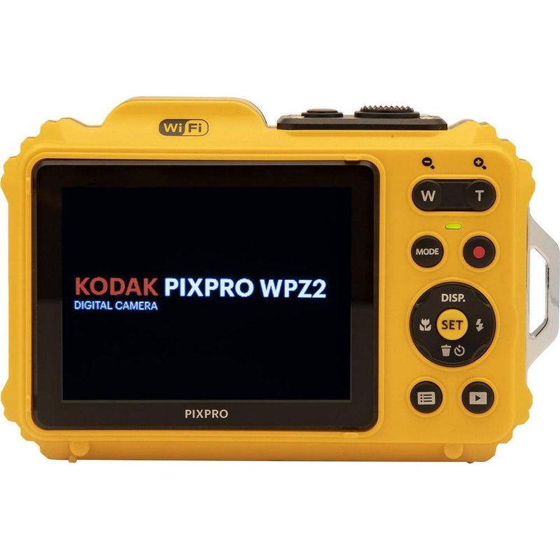 Cámara Digital Resistente Kodak PIXPRO WPZ2 con Estuche y Tarjeta microSDHC de 32GB, Amarillo, Paquete de 3 Artículos