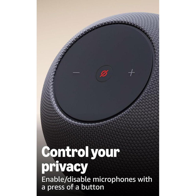 Amazon Echo Studio con sonido espacial inmersivo y Dolby Atmos, control de casa inteligente y protección de privacidad