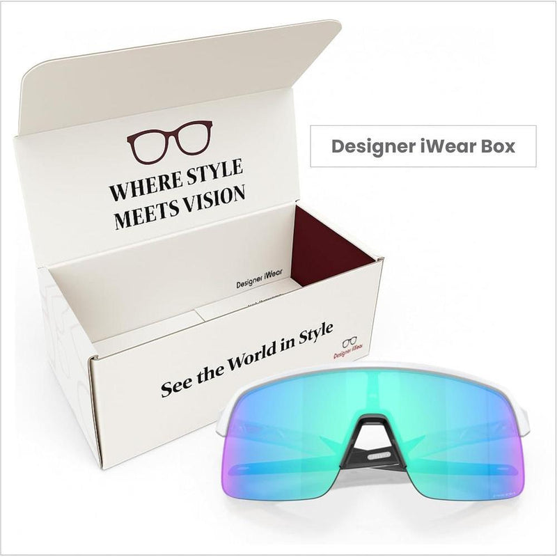 Lentes de sol Oakley Sutro Lite rectangulares para hombre y mujer con kit de accesorios y correa, protección UV y tecnología Prizm