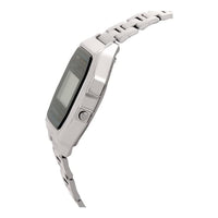 CASIO A158WA-1 Reloj digital para hombre con retroiluminación LED, cronómetro, alarma diaria y resistencia al agua