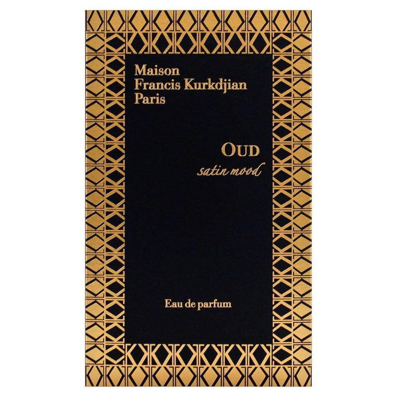Maison Francis Kurkdjian Eau De Parfum Oud Satin Mood Spray, Aroma Ámbar y Vainilla