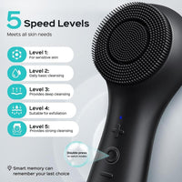 Cepillo facial COSLUS: limpieza profunda con tecnología 2 en 1 de giro y vibración, ideal para hombres y mujeres