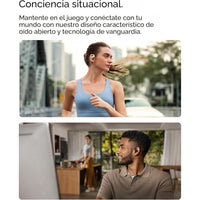 Shokz Openfit 2: Auriculares Abiertos Bluetooth Con Micrófono Y Gancho Para La Oreja, 48h Reproducción, Negros