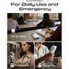 Cargador portátil MagSafe ultra delgado de 5000mAh compatible con iPhone, banco de energía magnético seguro y eficiente