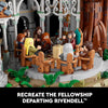 LEGO Icons Rivendell de El Señor de los Anillos: construye y exhibe con minifiguras legendarias, gran regalo para cinéfilos