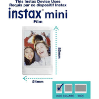 Fujifilm Instax Mini 41 Cámara instantánea en color negro con accesorios y película instantánea Fujifilm