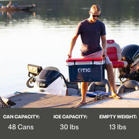 RTIC Refrigerador ultraligero de alto rendimiento para camping, playa, pesca y barbacoa, 30% más ligero que modelos tradicionales