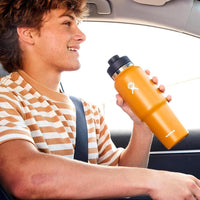 Botella de viaje Hydro Flask con aislamiento al vacío y tapa flexible, capacidad de 946 ml, color verde aloe