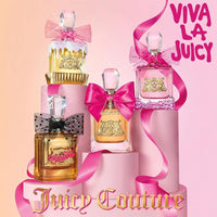 Juicy Couture Viva La Juicy Gold Eau De Parfum, Perfume para Mujer con Notas de Frutos Rojos Jugosos, Jazmín Sambac y Crema de Vainilla - Frutal y Dulce, EDP Spray
