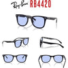 Ray-Ban RB4420 Lentes de sol cuadrados unisex con protección UV y kit de cuidado incluido