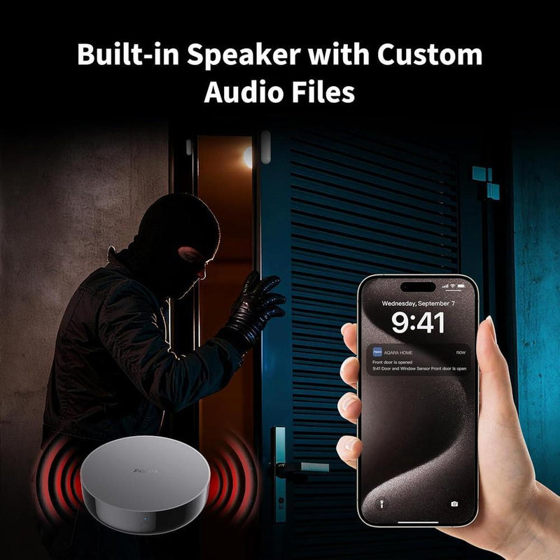 Aqara Smart Hub M200, controlador Matter multicompatible, enrutador Thread, compatible con Alexa, HomeKit, SmartThings, Google