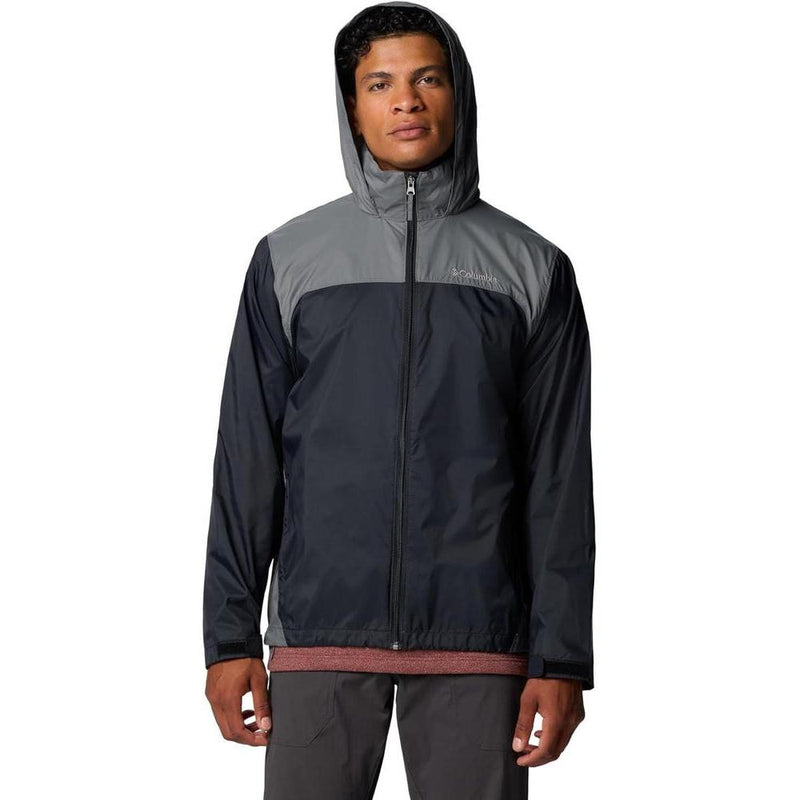 Chaqueta impermeable Columbia Glennaker Lake II para hombre, con capucha plegable y materiales duraderos