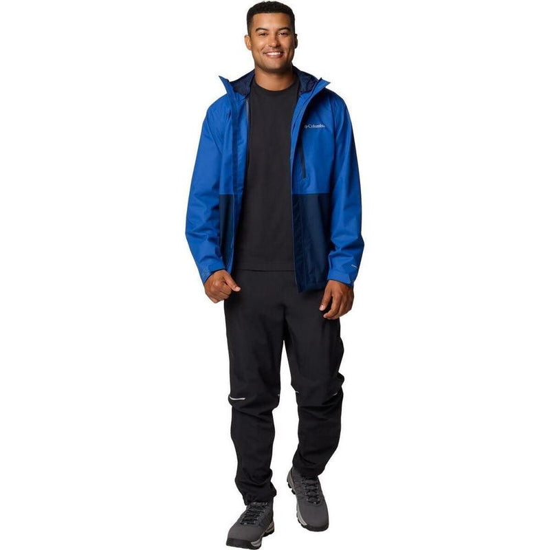 Chaqueta Columbia Hikebound II para hombre impermeable y transpirable con costuras selladas y bolsillos con cremallera