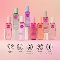 eos Spray corporal de cachemira, fresco y acogedor. Hidratante, vegano, libre de crueldad. Con ácido hialurónico y glicerina