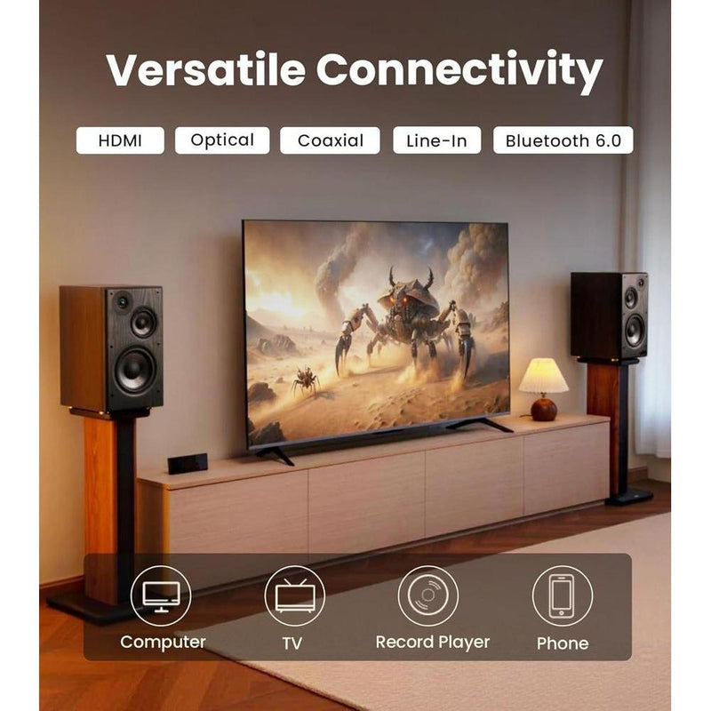 Altavoces Edifier R2750DB MKII de 3 vías con Bluetooth 6.0, HDMI y alta resolución para audio en el hogar