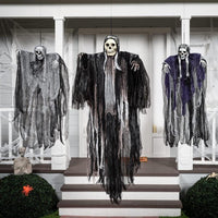 JOYIN decoraciones colgantes de esqueletos de Halloween, paquete de 3, brazos ajustables y material duradero para exteriores