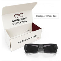 Gafas de sol rectangulares Oakley Gascan OO9014 para hombre con kit de accesorios, estuche y correa incluidos