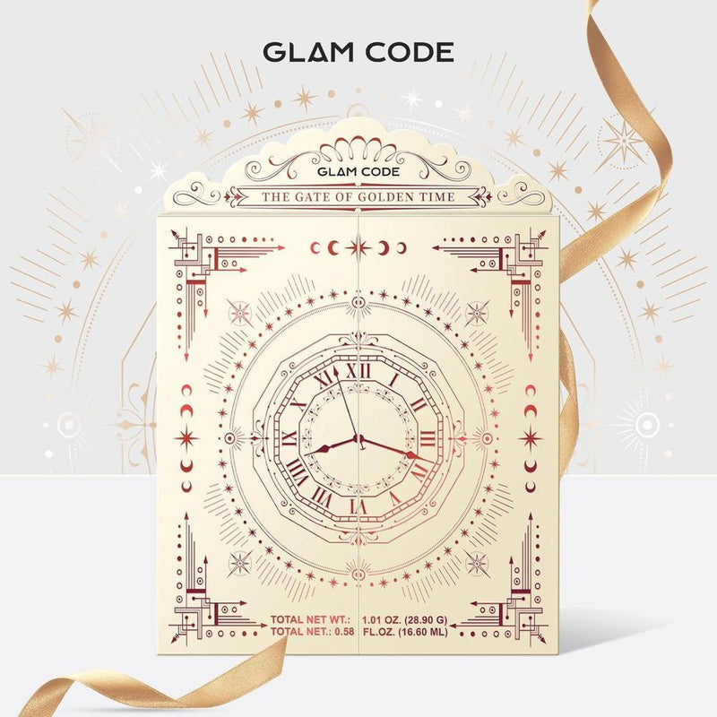 Glam Code Calendario de Adviento de Maquillaje 2025 con 24 sorpresas, set de regalo para mujeres y adolescentes