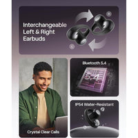 SHOKZ OpenDots ONE - Auriculares inalámbricos Bluetooth de oreja abierta con micrófono, seguro y ligero, audio Dolby Premium, resistente al agua