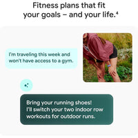 Google Fitbit Air Edición Especial Stephen Curry con seguimiento de actividad, ritmo cardíaco y sueño, coaching AI