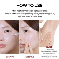 Dr.Melaxin Peel Shot Glow ampolla exfoliante suave con arroz, para todo tipo de piel, elimine puntos negros y células muertas