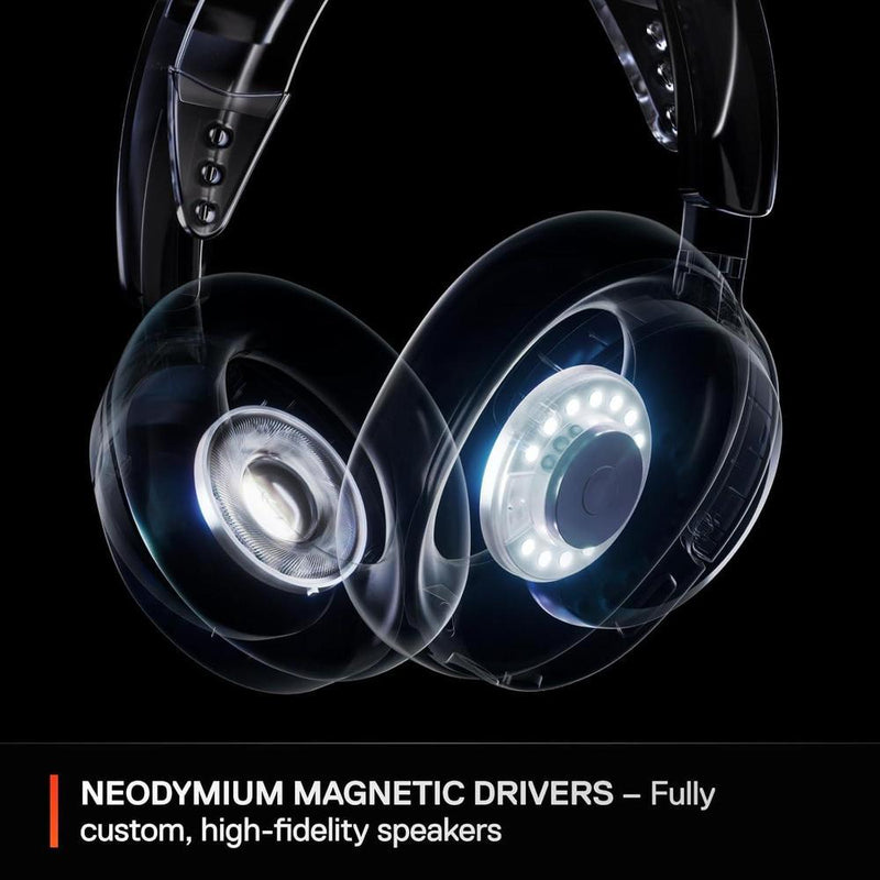 SteelSeries Arctis Nova 3X Wireless Gaming Headset con Control por App y Batería de 40 Horas, Drivers Magnéticos, Multi-Plataforma