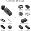 DJI Osmo Pocket 3 Creator Combo, cámara para vlogging 4K con estabilización de 3 ejes, micrófono incluido, seguimiento facial