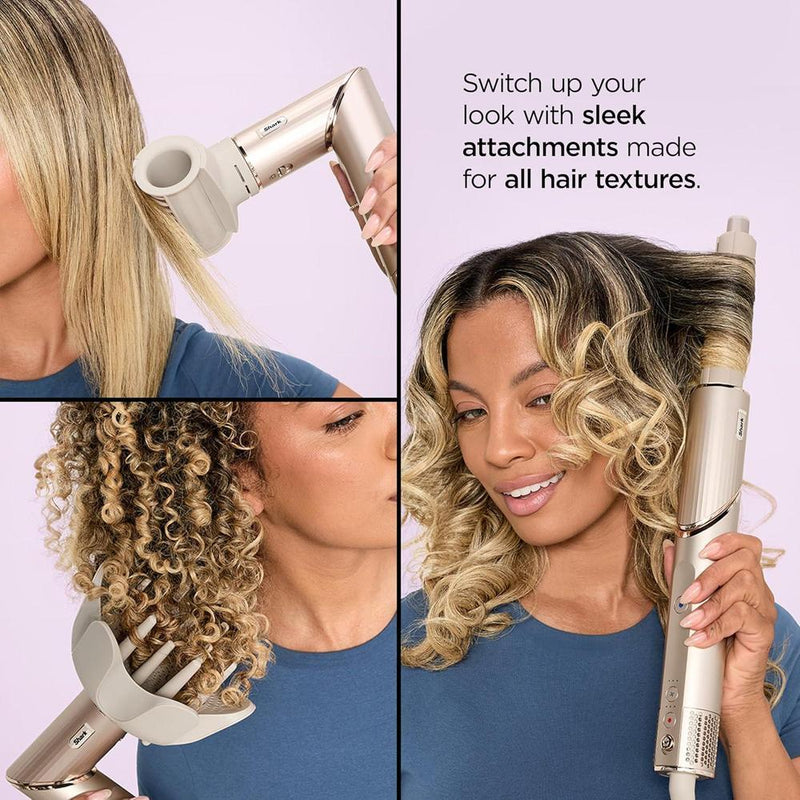 Shark HD430 FlexStyle - Sistema de peinado y secado de aire, potente cepillo secador de pelo y multiestilizador con rizadores automáticos