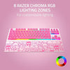 Razer Ornata V3 TKL Gaming Keyboard: Teclas perfil bajo, switches mecha-membrana, RGB, edición Hello Kitty