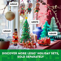 LEGO Árbol de Navidad, juguete de construcción para niños y niñas a partir de 12 años, mini decoración navideña para el hogar
