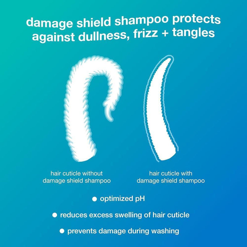 K18 Damage Shield Set: champú y acondicionador, protección para color, reduce encrespamiento y enredos