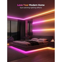 Govee RGBIC LED Strips: Iluminación Inteligente con Alexa y Google. Ideales para dormitorio y estudio