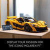 LEGO Technic McLaren P1 Hypercar, juego de construcción para adultos con motor V8 y caja de cambios de 7 velocidades