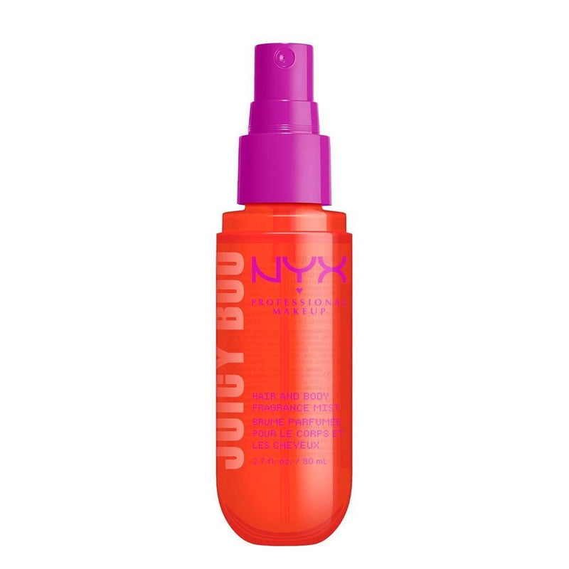 NYX PROFESSIONAL MAKEUP Juicy Boo Perfume de aceite en aerosol cítrico duradero para cabello y cuerpo, vegano, sin crueldad