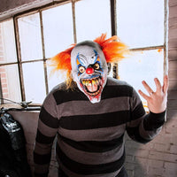 Deja Boo Scary Adult Mask - Diseño único y terrorífico para Halloween - Máscara realista - Killer Shingles el payaso