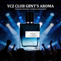 Ycz Club Perfume para hombres, fragancia esencial de larga duración con notas aromáticas amaderadas de aldehído