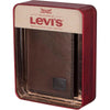 Billetera triple de hombre Levi's elegante y delgada con ventana de identificación y tarjetero de crédito