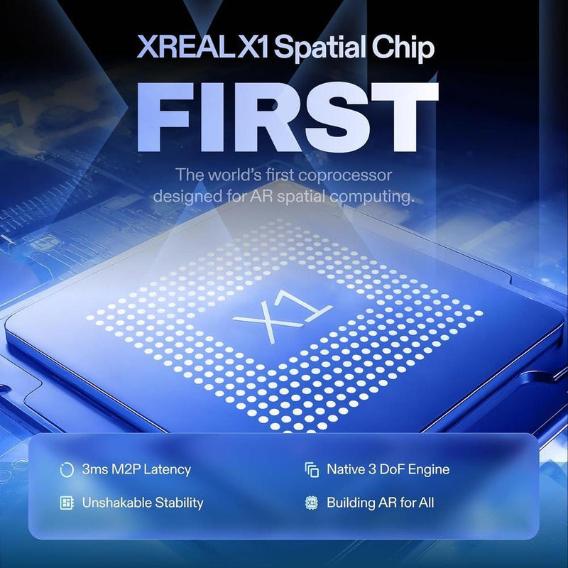 XREAL 1S AR Glasses, pantalla virtual, 3DoF nativo, modo 3D, chip X1 compatible con dispositivos USB-C DP y Switch 2