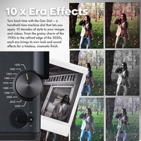 FUJIFILM Instax Mini Evo Cinema Cámara de impresión instantánea con conectividad bluetooth y efectos creativos