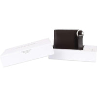 Set de carteras Calvin Klein minimalista y tarjeteros para hombre, diseño de cuero con tecnología RFID