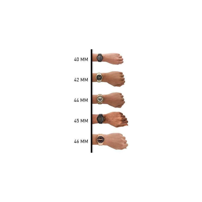 Reloj cronógrafo para hombre Armani Exchange con correa de piel de becerro, elegante y funcional