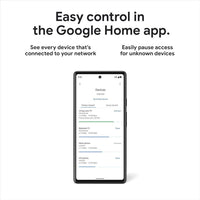 Google Nest WiFi Pro - Sistema confiable de Wi-Fi para el hogar con velocidad rápida y cobertura para toda la casa