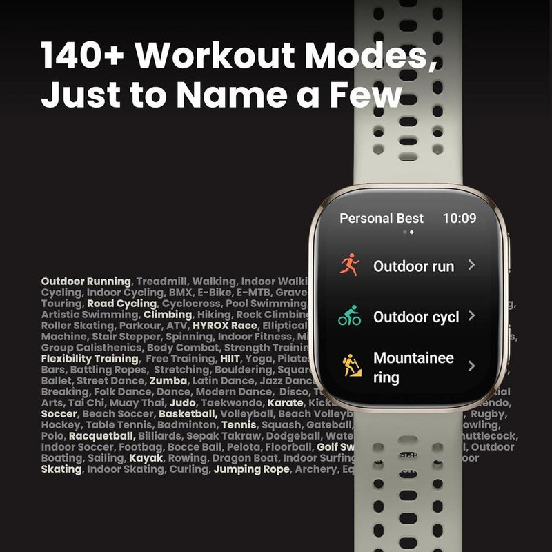Amazfit Bip 6 Reloj Inteligente con Batería de 14 Días, Pantalla AMOLED, GPS, AI, Bluetooth, Salud y 140+ Modos Fitness