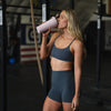 HydroJug Coctelera de acero inoxidable, aislada y a prueba de fugas, sin BPA para fitness, deportes y uso diario